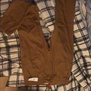 Tan joggers from PACSUN size M